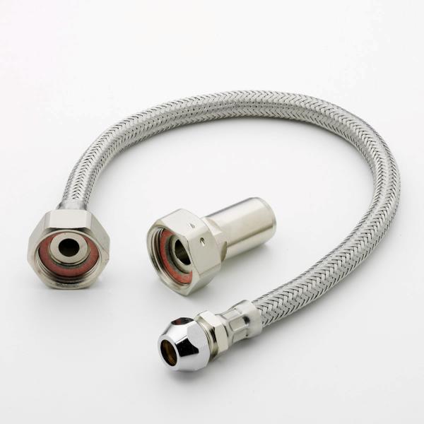 Målerforskruningssæt med fleksibel trykslange